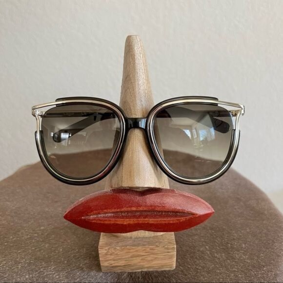 CHLOE Jayme Cut Out Round Rimmed Metal Sunglasses main image 5